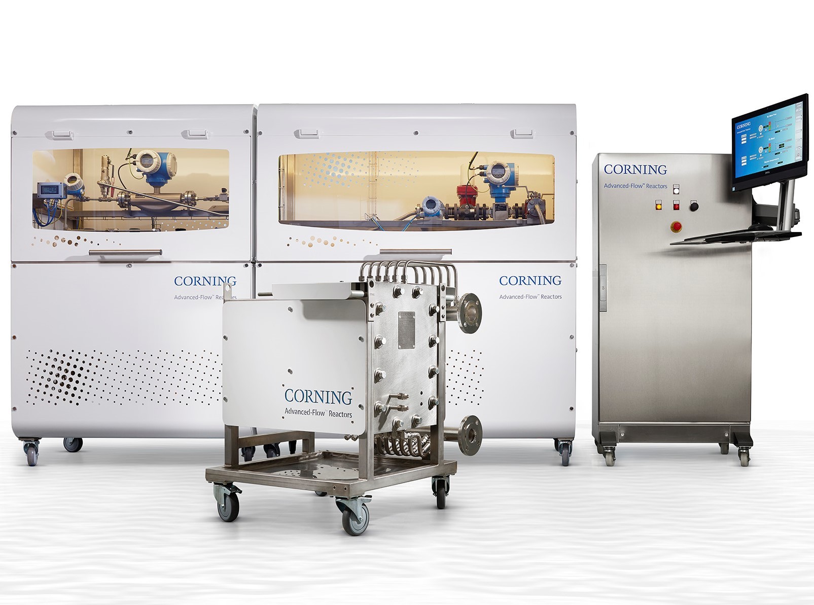 康宁 高通量G4碳硅合金陶瓷反应器 图2