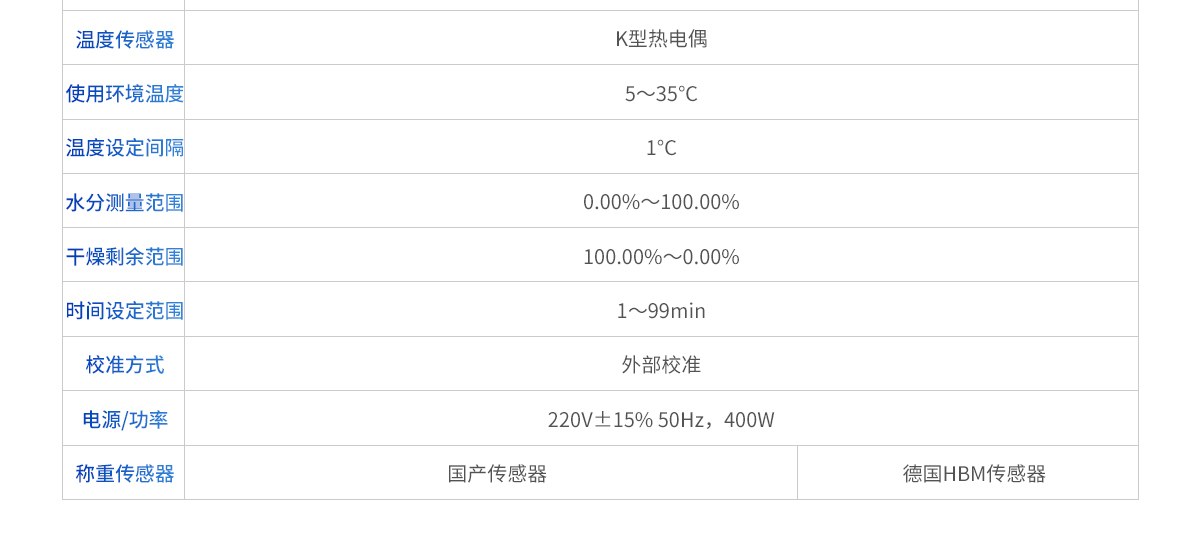 卤素水分含量测定仪