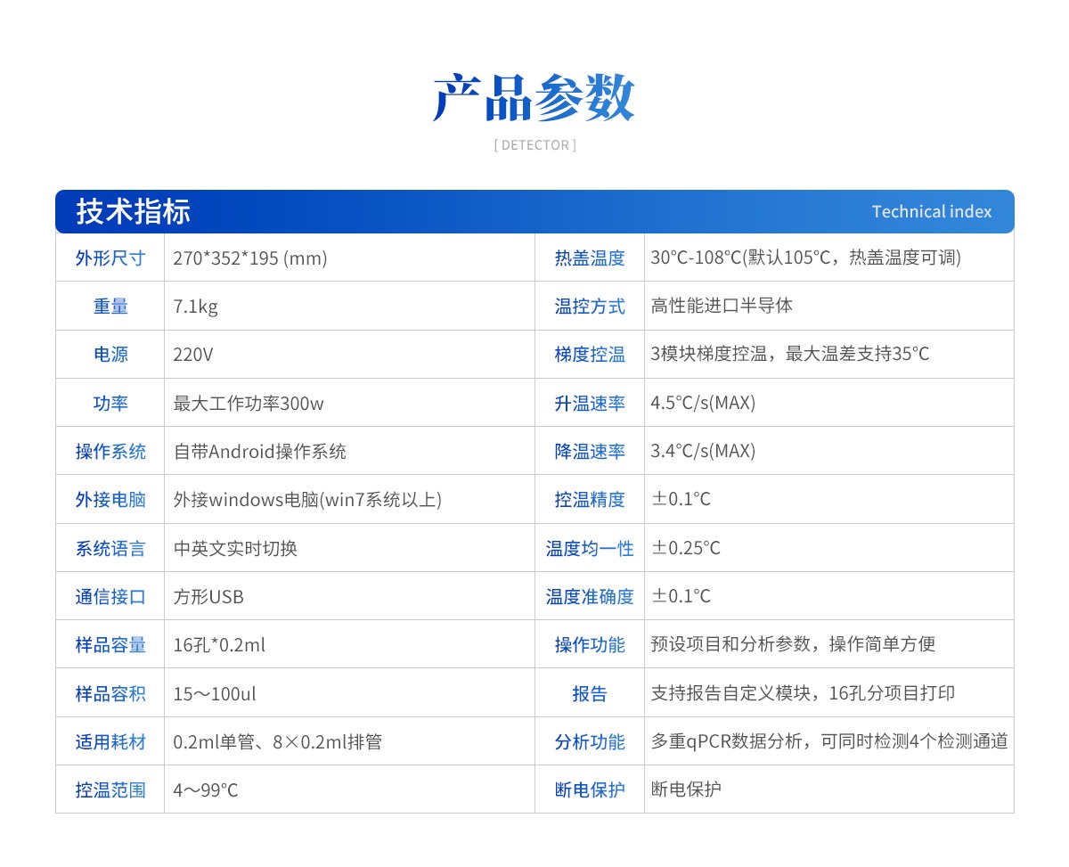 荧光定量pcr检测仪