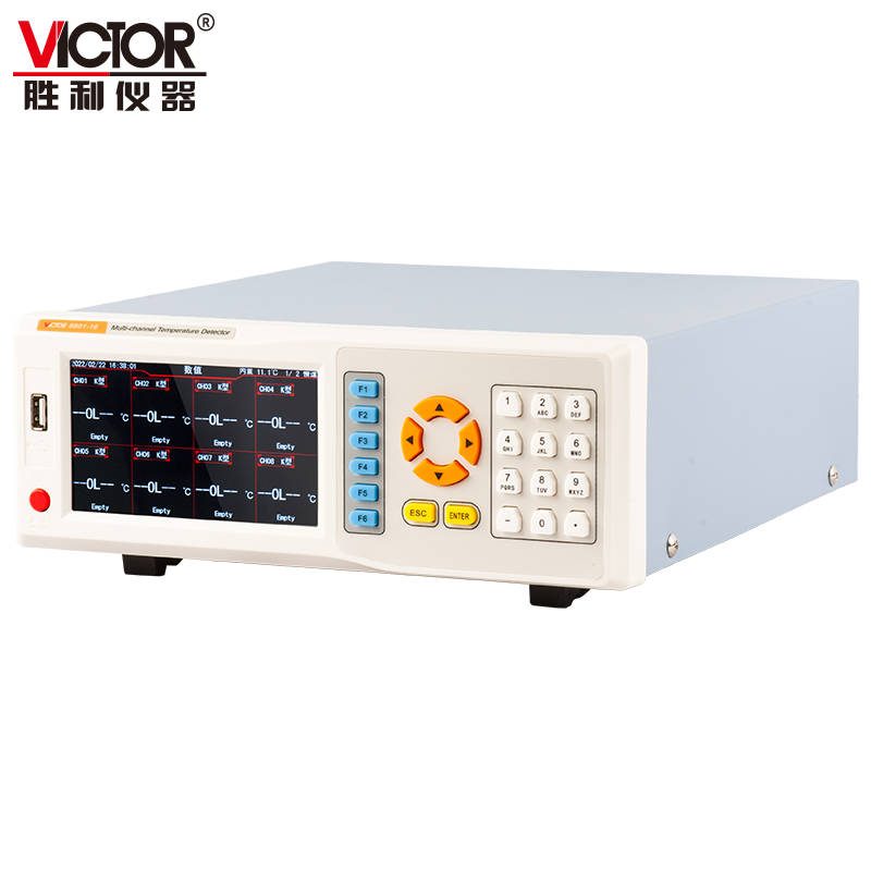 VICTOR 8801-8/-16多路温度巡检仪 图2