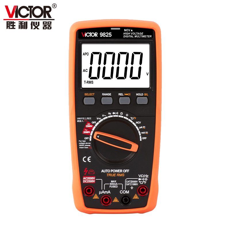VICTOR 9825 2500V数字万用表