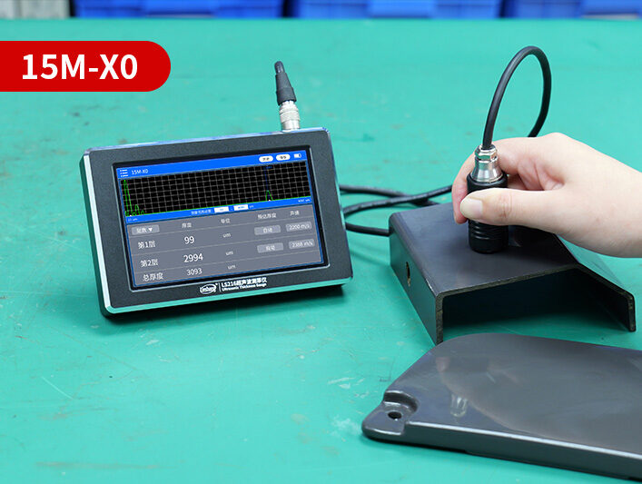 15M-X0探头测试塑料涂层