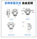 中安探测S400-W点型可燃气体探测器_固定式电池供电_自然扩散式采样_无线传输_IP66防护_双腔体设计 图7