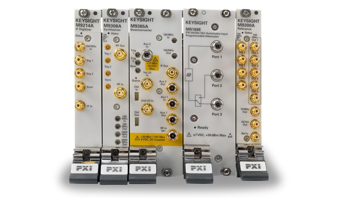 M9393A PXIe 高性能矢量信号分析仪，9 kHz 至 27 GHz 或 3.6 至 50 GHz