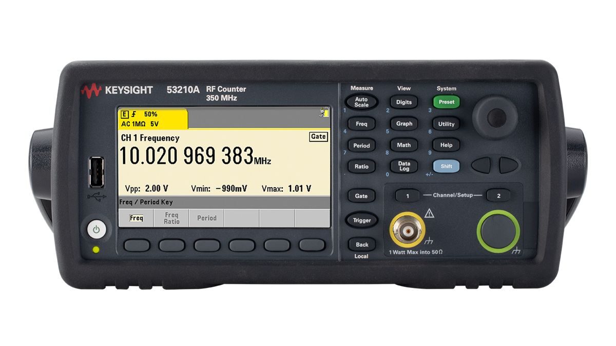 53210A 350 MHz 射频频率计数器，10 位/秒