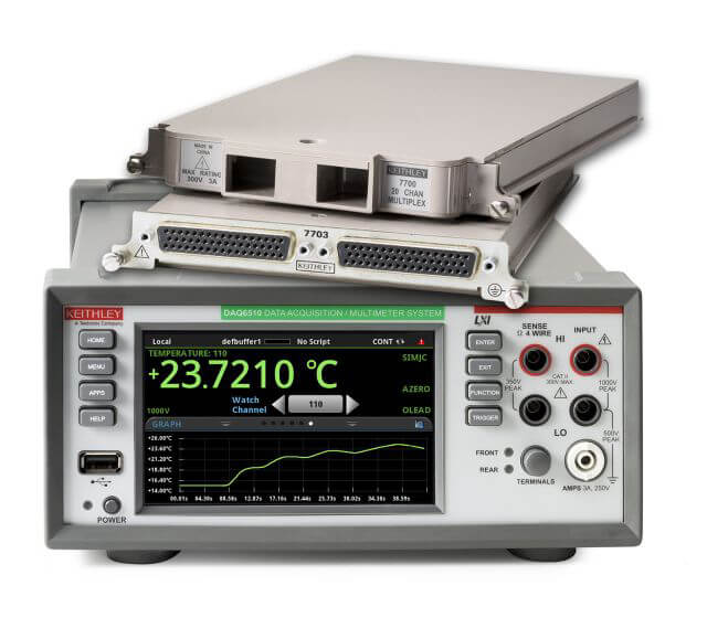 DAQ6510 数据采集和记录万用表系统